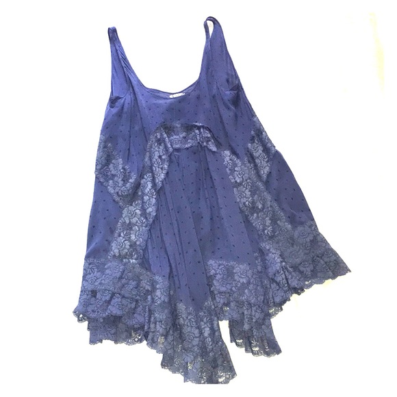 Free People She Swings Bluebelle Slip Dress - Picture 2 of 4